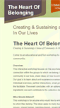 Mobile Screenshot of heartofbelonging.com