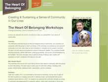 Tablet Screenshot of heartofbelonging.com